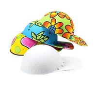 BESPORTBLE 1 Juego Sombreros Diy Para Pintar Sombreros De Sol Pulp Eco Amigables Gorro Para Manualidades Infantiles Para Dibujar Y Pintar Estimula La Creatividad Y Habilidades 4 Piezas