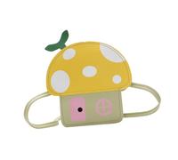 BESPORTBLE 1 Monedero con Forma De Hongo para Niña Monedero para Niña para Accesorio para Infantil Novedoso De Piel Sintética Color Amarillo