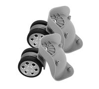 BESPORTBLE 1 Par Accesorios para Ruedas De Maletas con Ruedas Kit De Reemplazo De Ruedas De Equipaje Ruedas De Maleta De Repuesto Ruedas para Equipaje Llantas De Equipaje Grey Nylon