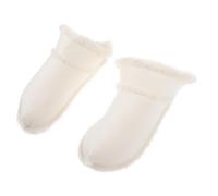 BESPORTBLE 1 Par Cubierta De Zapato Térmico Plantilla De Zapatos Plantillas Confortable Zapatillas Cálidas Para Mujeres Zapatillas Para Mujer De Interior Pelo Felpa El Plastico