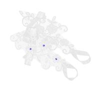 BESPORTBLE 1 Par Encaje Novia Sandalias Joyería de Accesorios de Mujeres Clásico y Floral