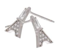 BESPORTBLE 1 Par Pendientes de espelachos de la Torre Eiffel aretes de declaración acero pendiente para mujer aretes para mujer decoración pendientes con estilo pendientes torre Circón