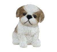 BESPORTBLE 1 Pc Adornos Adorno De Escritorio Estatua De Perro Centros De Mesa Elegantes Adorno De Perro En Miniatura Estatuilla De Perro Lindo Decoración Pecera Resina Animal Regalo
