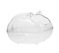 BESPORTBLE 1 Pc baño de hámster baño Hamster Jaula Hamster Baño para hámster Accesorios para Hamster Jaula hámster bañera Mascota Tina baño de Arena envase Conejillo de Indias el plastico