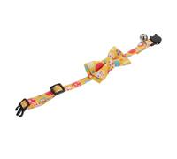 BESPORTBLE 1 Pc Cuello Collar de Conejo Perro Gracioso Pajarita de Gato Corbata de Cachorro petg Pets Cat Collar de Campana con Lazo para Mascotas Collar para Mascotas con Campana paño Yellow