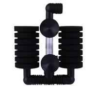 BESPORTBLE 1 Pc Filtro de algodón bioquímico Kit de Aire Zapatillas silenciosas contra Protector Control Pinza Filtro de Agua bioquimico Filtro de Agua bioquímico de Esponja el plastico Black