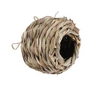 BESPORTBLE 1 Pc Jaula Tejida casa para pájaros al Aire Nido de cría de pájaros Tejido Accesorios de alimentación de Aves de compañía Nido de pájaro Creativo Exterior el Nido del pájaro