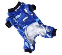 BESPORTBLE 1 Pc Ropa para Mascotas Perro Vestido De Navidad Bata De Toalla para Perros Papa Noel Abrigo De Perro Refrescante Animado Enfriador De Mascotas Perro Tejonero Vellón De Coral Blue