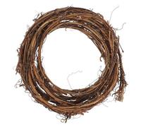 BESPORTBLE 1 Pc Vid De De Navidad Guirnalda De Halloween Guirnalda Marrón De Halloween Guirnalda De Ramita De Madera Decorativa Aro De Montaje En Pared Rota Vides De Uva