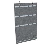 BESPORTBLE 1 Pieza Bolsa de Almacenamiento Colgante Muro Colgante de Pared Mira Almacenamiento Estante de Almacenamiento de Gafas Bolsillos de Almacenamiento Colgantes Hilado Gris Oscuro