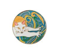 BESPORTBLE 1 Pieza Broche de gato de arte broche de moda femenino broche de metal ramillete de de imitación