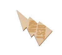 BESPORTBLE 1 Pieza Broche de Madera para Pin de Pecho para Accesorio Decorativo para Traje Formales
