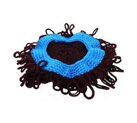 BESPORTBLE 1 Pieza gorra de peluca hecha a mano sombrero de peluca de punto chica gorro termico beanie gorro gracioso sombrero de peluca tejido a mano apoyos de la foto de los hilo Blue