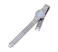 BESPORTBLE 1 Pieza Reloj de Damas de cúbico Reloj de de imitación de Las Mujeres Mirar Lady observa para Mujeres Relojes Mujer Acero Inoxidable Silver