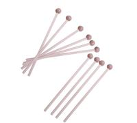 BESPORTBLE 10 Mazos de Percusión de Madera Natural Baquetas para Instrumentos Musicales Set de 10 Piezas para Xilófono y Marimba Accesorios para Enseñanza y Práctica Musical