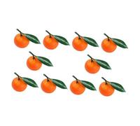 BESPORTBLE 10 Naranjas Artificiales Realistas para Decoración de Hogar y Restaurantes Modelos de Frutas Falsas Material Ligero y Colores Vivos Accesorios Didácticos Exhibición