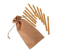 BESPORTBLE 10 Piezas Bamboo Sticks para Divinación y Práctica Budista Chino Herramientas de Adivinación Histórica y Artesanía Elegante