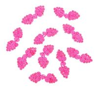 BESPORTBLE 10 Piezas Botones de Cierre Chinos para Ropa Estilo Cheongsam Nudos Hechos a Mano, Fibra de Polipropileno, Duraderos y Prácticos para Prendas Tradicionales