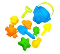 BESPORTBLE 10 Piezas Conjunto Juguetes de Playa para Set de Palas y Cubos Portátiles para la Arena Agua para Diversión Infantil