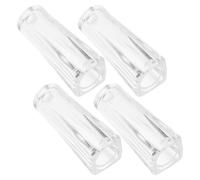 BESPORTBLE 10 Piezas de Puntas para Varilla Vertical de Persianas, Accesorios Transparentes de Pom para Cortinas, Mango Simple para Repuesto en Estores y Persianas de Ventana