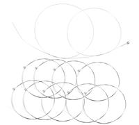 BESPORTBLE 10 Piezas E Cuerdas de Acero Inoxidable para Guitarras Acústicas y Eléctricas Repuestos Resistentes y Duraderos Cuerdas Metálicas de Música Ligero y Portátil