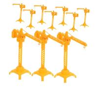BESPORTBLE 10 Piezas Grúa de Construcción Manual para Vehículo de Ingeniería Educativo Juguete Portátil para Interior y Exterior Desarrollo Motriz y Creativo