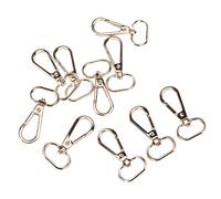 BESPORTBLE 10 Piezas Hebilla De Cuerda Metalica para Perros Clips Duraderos para Collares y Arneses Etiquetas De Identificación