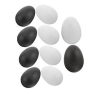 BESPORTBLE 10 Piezas Huevos Musicales de Plástico para Instrumento de Percusión Educativo Maracas con Diseño Mate para Desarrollo Sensorial Colores