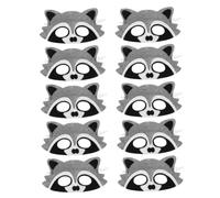 BESPORTBLE 10 Piezas Máscaras de Fieltro Animales Selva Máscaras de Media Cara con Colores Cómodas y Transpirables para Fiestas de Cumpleaños Temáticas y Disfraces Infantiles