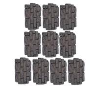 BESPORTBLE 10 Piezas Mini Bricks Realistic Miniature Wall Bricks For Craft Dollhouse Architectural Model Materials Fairy Garden Accessories