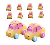 BESPORTBLE 10 Piezas Miniaturas de Coches de Resina para Casa de Muñecas Decoración de Micro Paisaje para y Figuras de Color Amarillo
