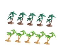 BESPORTBLE 10 Piezas Modelos de Árbol Tropical Miniatura Adornos de Árbol Artificial para Escenas de Miniatura para Mesa y Paisaje de Maqueta