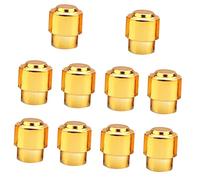 BESPORTBLE 10 piezas Tapas Interruptor Guitarra Eléctrica Duraderas Prácticas Caps para Selector Vías Vías Accesorios Reemplazo Fácil Instalación Color Dorado