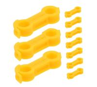 BESPORTBLE 10 Piezas Unidades de Férulas para Patas de Pájaros Corrector para Patas Abiertas Soporte Cómodo y Duradero para Loros Pollos y Herramienta de Alineación para Aves Pequeñas