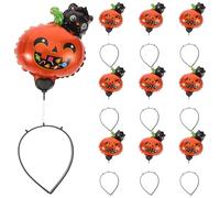BESPORTBLE 10 Unidades Halloween Headbands Pumpkin Cat Balloon Spring Hair Hoops For Festive Cosplay Party Accessories Comfortable And Flexible Costume Headdress