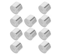 BESPORTBLE 10 Unidades Tapas de Botellas Difusoras de Aluminio Sellado Fuerte y Diseño Único para Difusores de Aromas en Casa y Oficina Color Plata