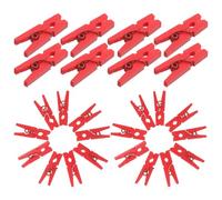 BESPORTBLE 100 Mini Clips de Fotos y Clips Utilitarios de Alta Resistencia, Madera Natural, 2.5Cm X 0.3Mm, Pintura Recubierta, Ligeros y Versátiles para Manualidades y Decoración del Hogar