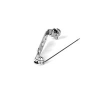 BESPORTBLE 100 Piezas Broches de Seguridad Plateados para Manualidades Paquete de Alfileres de Barra para Proyectos de Bricolaje y Accesorios