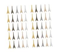 BESPORTBLE 100 Piezas Colgante de la torre de Eiffel Little Eiffel Tower colgantes encanto de la torre eiffle Effel Tower Charm Mini Favores de la Torre Eiffel encanto colgante aleación