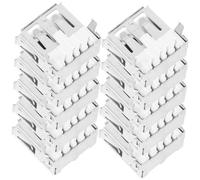 BESPORTBLE 100 Piezas de Conector USB Hembra para Reemplazo Diseño Horizontal de 90 Grados, Material Abs y Aleación de Zinc, Adecuado para Proyectos Electrónicos