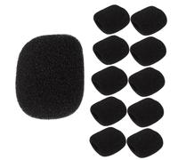BESPORTBLE 100 piezas de Esponja para Micrófono Protector Antiviento Duradero para Micrófonos Inalámbricos Solapa Compatible con Estudios Conferencias y