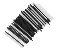 BESPORTBLE 100 Piezas de Marcadores Laterales de Guitarra para Diapasón, 2 Mm, Color Negro y Blanco, Accesorios para Incrustación de Puntos de Traste, Compatibles Guitarras Acústicas, Fácil