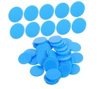 BESPORTBLE 100 Piezas Fichas de Plástico Abs para Educativos y Matemáticas Redondas y Transparentes para Contadores y Aprendizaje y Agrupación