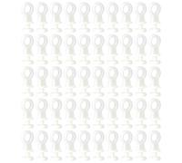 BESPORTBLE 100 Piezas Polea de Riel de Cortina Silenciosa de Plástico 10X25Mm Deslizador para Cortinas Rodillos para Rieles Accesorios Banño y Hogar