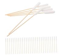 BESPORTBLE 100 Piezas Unidades Hisopos Algodón para Mascotas con Mango de Madera Cabezal Grande para Limpieza Eficaz de Orejas y Gatos Herramienta de Aseo Diaria para Cuidado Auricular