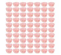BESPORTBLE 100 Unidades Capacillos Papel Resistente y No se Deforma para Papel Diseño Único para Hornear Muffins en Rojo y Blanco y Adecuado para Repostería Casera y Fiestas Repostería Casera