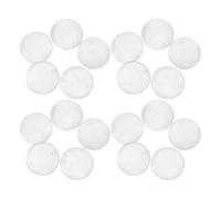 BESPORTBLE 100 Unidades Discos Redondos Planos de Concha Natural Doble Agujero para Fabricación de Joyas y Proyectos Diy, Solución Ligera y Segura para Decoración Bohemia