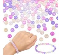 BESPORTBLE 1000 cuentas de plástico reactivas UV que cambian de color, aptas para pulseras y decoraciones, cuentas solares para manualidades (color aleatorio)