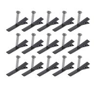 BESPORTBLE 100pcs Spring Iron Duckbill Hair Clips, DIY Hairpin Accessories for Crafts Making, Black 4.00X3.50X0.80CM