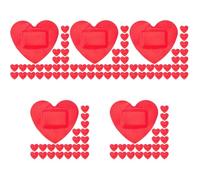 BESPORTBLE 100piezas Apósitos Adhesivos Forma De Corazón Parche De Heridas Portátil y Absorbente Cuidado De Lesiones Para Uso Diario Material Pe Transpirable y Seguro